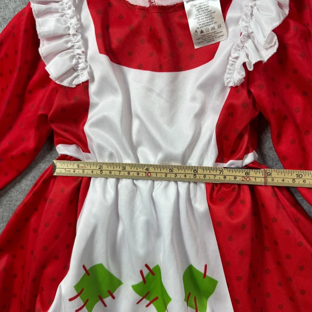 Inspirit Designs Strawberry Shortcake Toddler Costume Dress 3T 4T Red Polka Dot